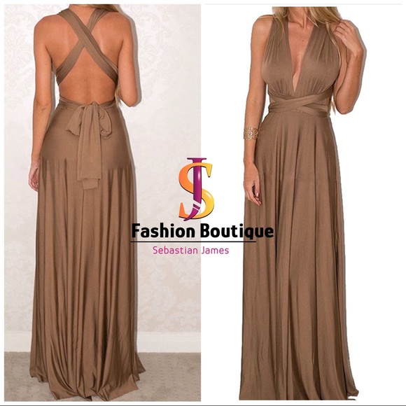 Beautiful Long Multi-Way Evening Dresses. - Picture 3 of 6